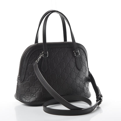 Gucci Guccissima Mini Dome Bag Dark Brown 3 of 10