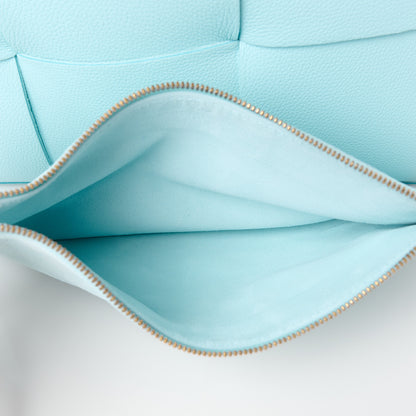 Bottega Veneta Grained Calfskin Intrecciato Small Arco Tote Pale Blue 11 of 15