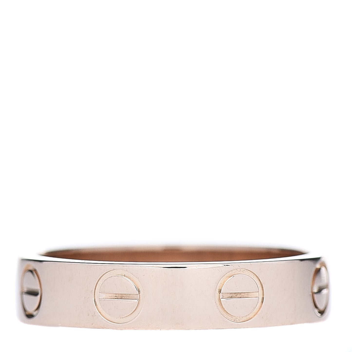 18K Pink Gold 3.5mm LOVE Wedding Band Ring 47 4