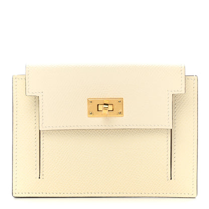 Hermes Epsom Kelly Pocket Compact Wallet Nata 1 of 8