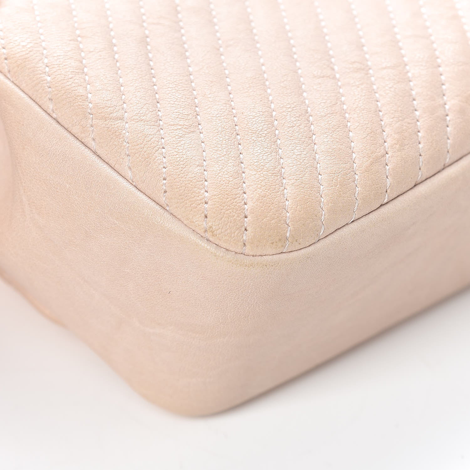 Chanel Calfskin Chevron Small Surpique Flap Ivory 14 of 17