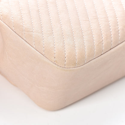 Chanel Calfskin Chevron Small Surpique Flap Ivory 14 of 17