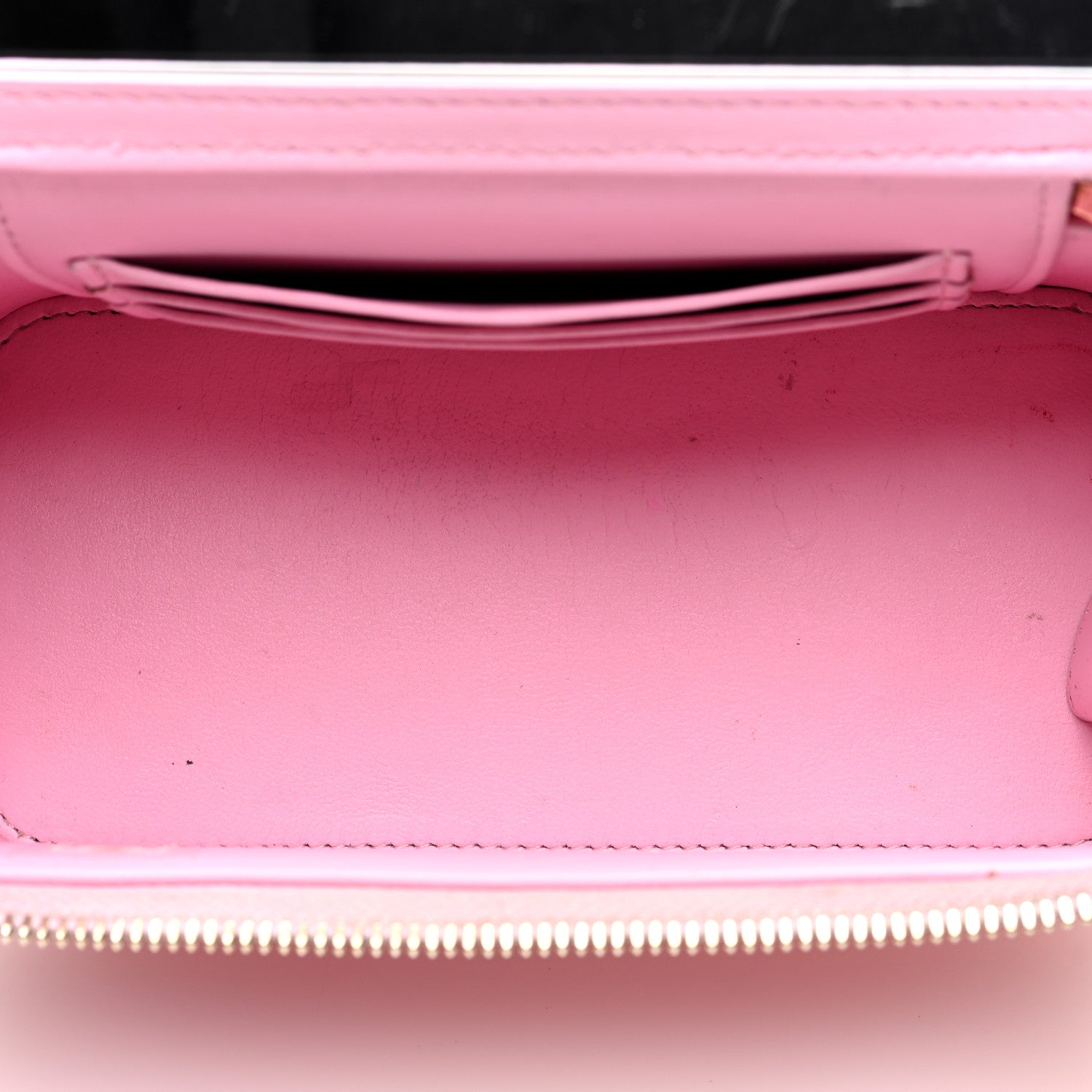 Chanel Caviar Quilted Sweetheart Vanity Case Pink 5 of 11