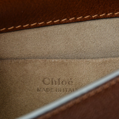 Chloe Calfskin Suede Small Nile Bracelet Bag Caramel 7 of 7