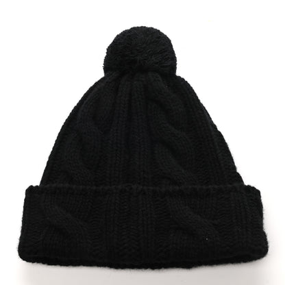 Gucci X THE NORTH FACE Wool Cable Knit Beanie Hat S Black 3 of 4