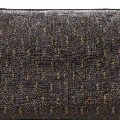 Saint Laurent Canvas Smooth Calfskin Le Monogramme Crossbody Bag Chestnut 10 of 15
