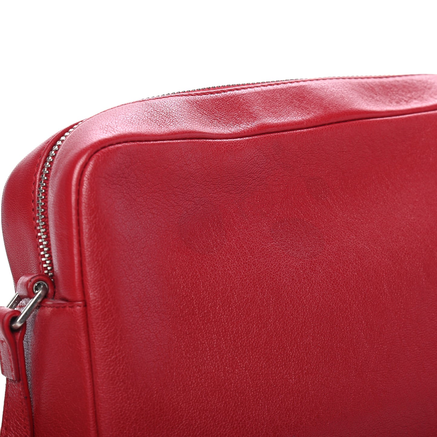 Lambskin Monogram Small Lou Camera Bag Lipstick Red