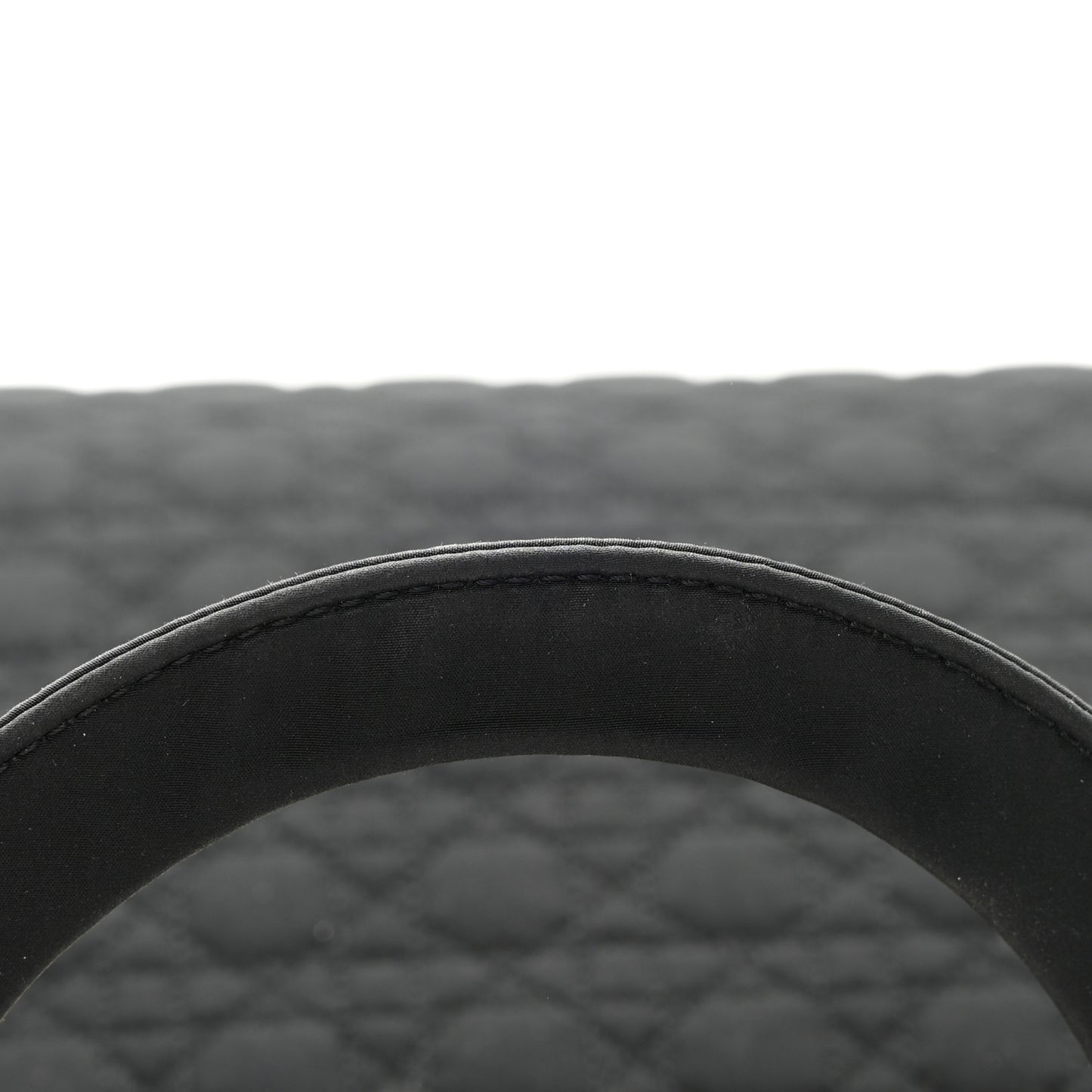 Nylon Cannage Large Lady Dior Black