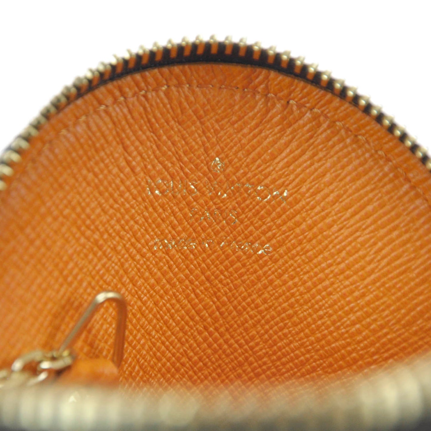 Monogram Groom Round Coin Purse