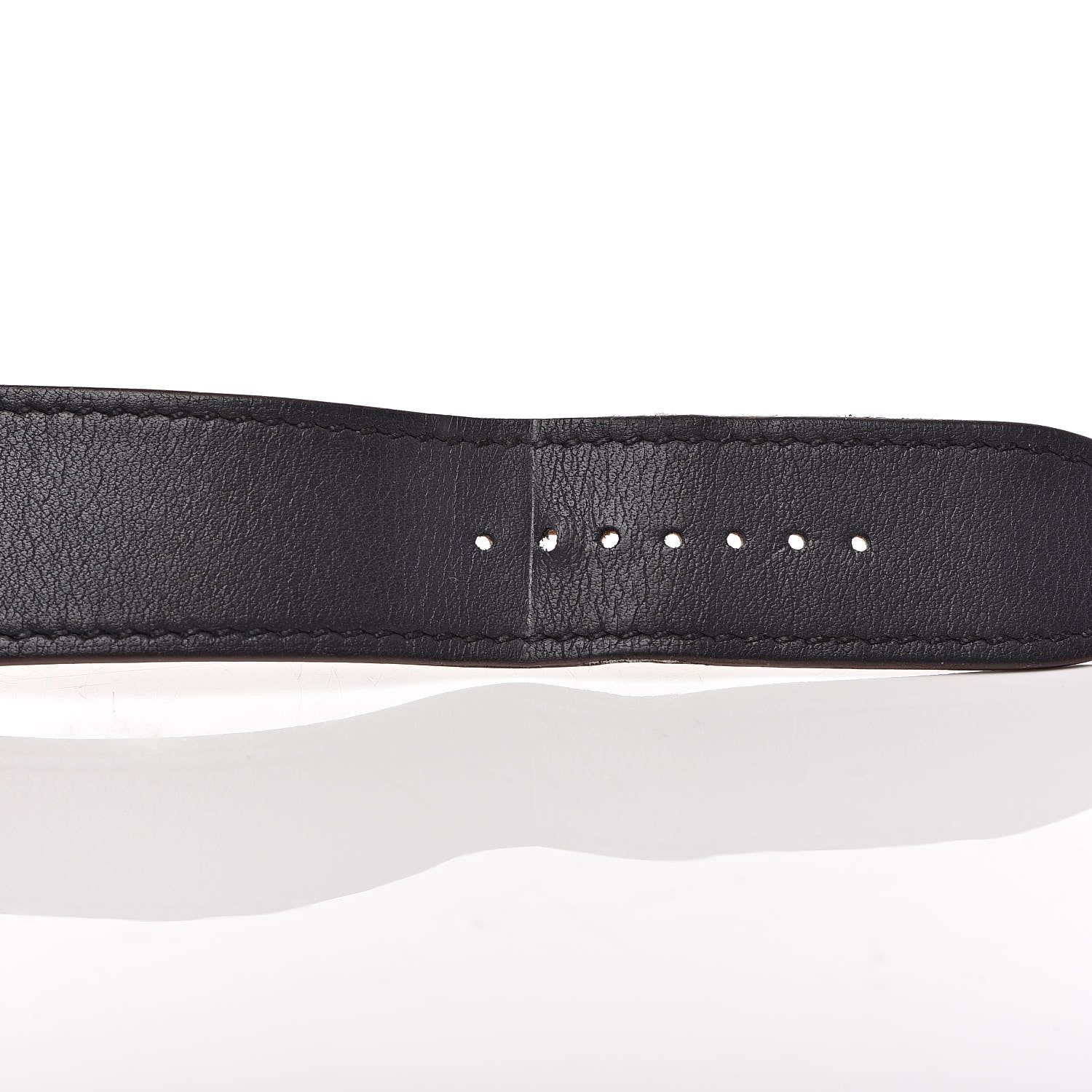 Hermes Barenia 44mm Apple Watch Single Tour Band Indigo Craie 5 of 7