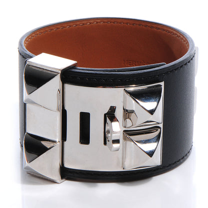 Hermes Chamonix Collier de Chien CDC Bracelet L Black 3 of 8