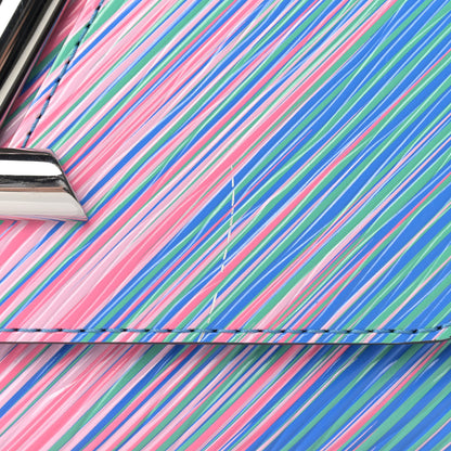 Louis Vuitton Epi Tropical Twist Shoulder Bag MM Blue Rose 7 of 7