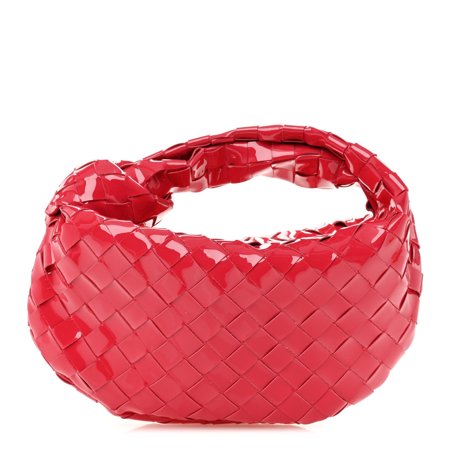 Bottega Veneta Patent Nappa Intrecciato Mini Jodie Candy Stripe 1 of 11