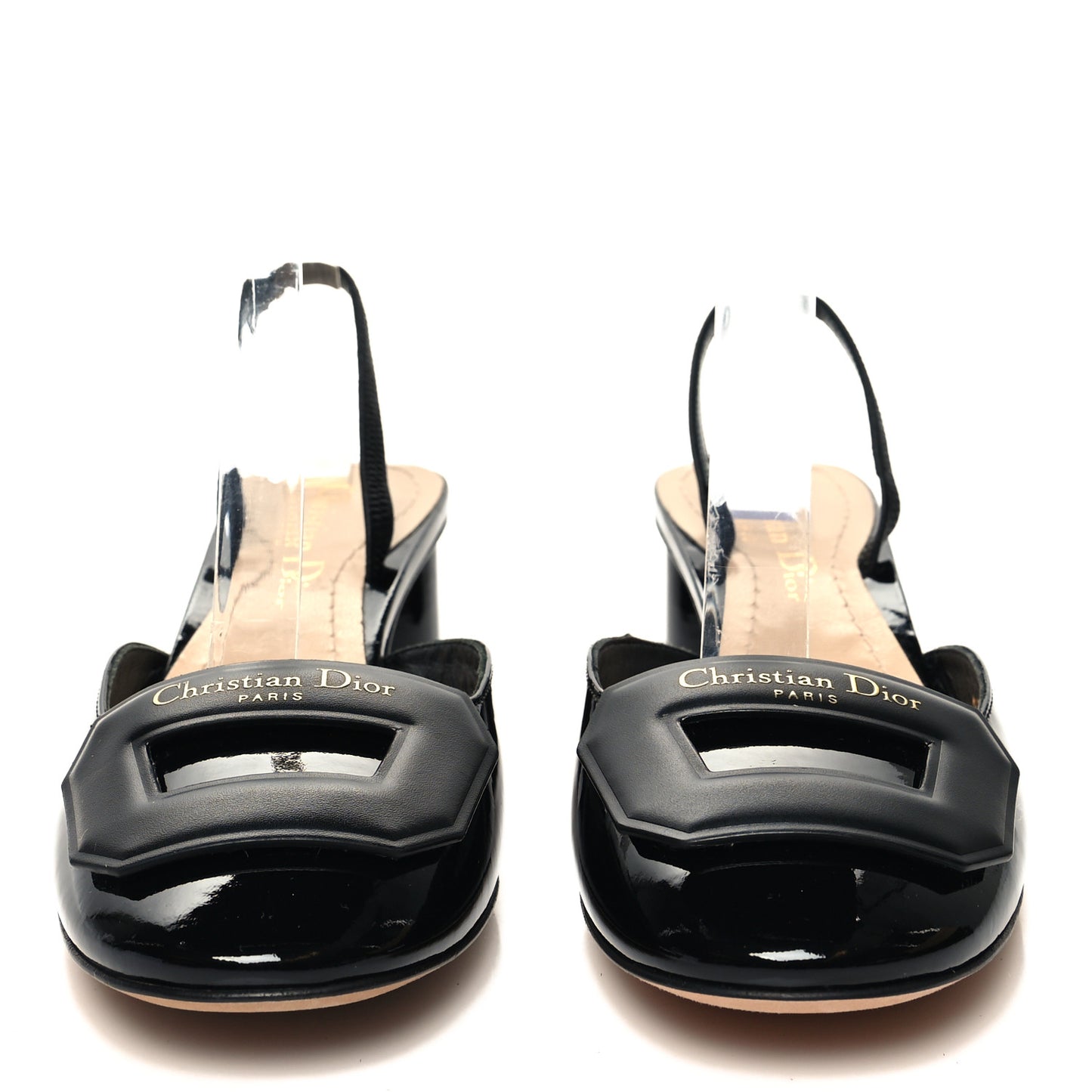 Patent Dior Day Slingback 35mm Pumps 35 Black
