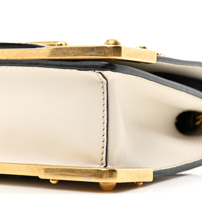 Prada City Calf Saffiano Astrology Cahier Bag Talco Black 10 of 10