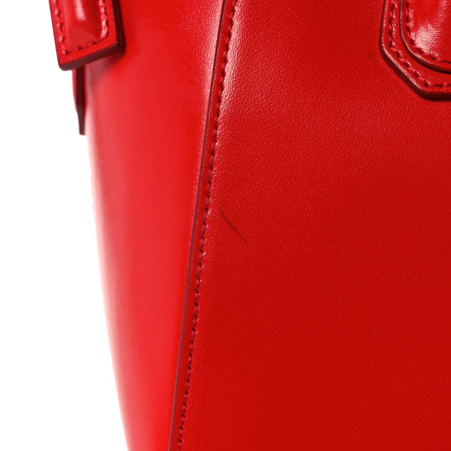 Givenchy Shiny Lord Calfskin Mini Antigona Red 15 of 16