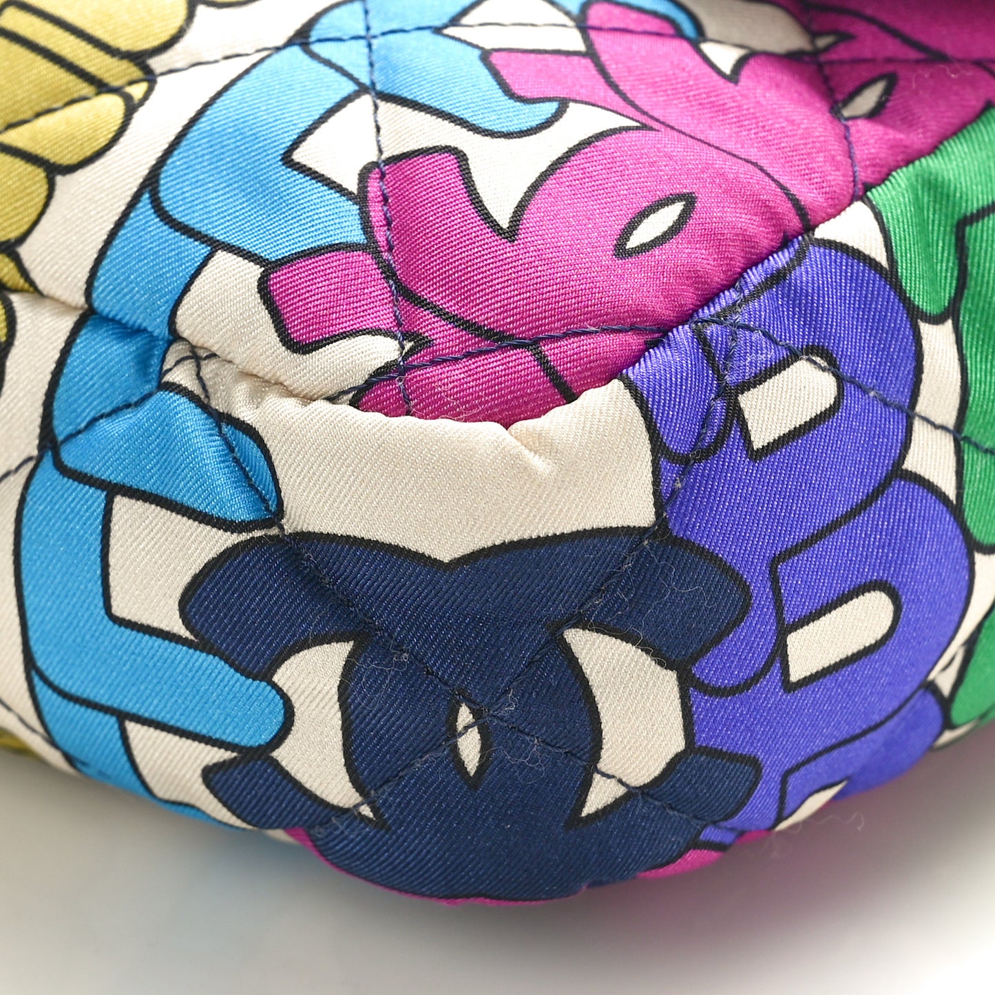 Printed Silk CC Small Single Flap Multicolor