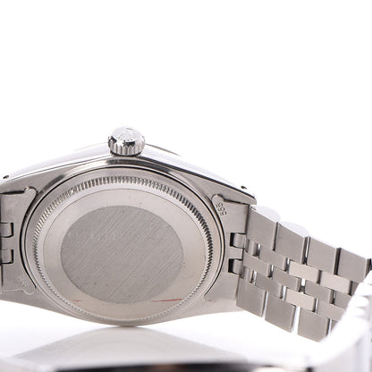 Rolex Stainless Steel 18K White Gold Diamond 36mm Oyster Perpetual Datejust Watch Pink Flowers 16030 10 of 14