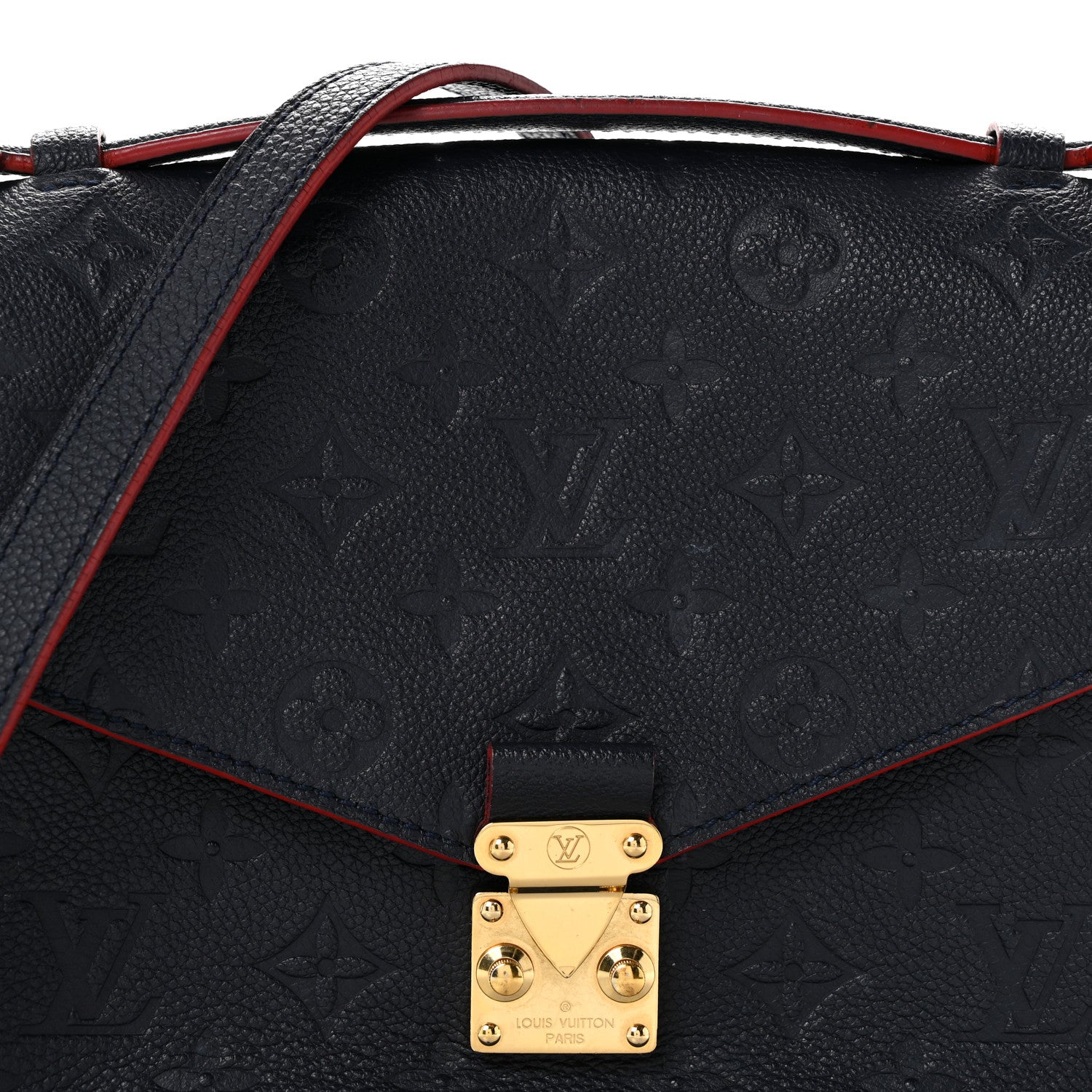 Louis Vuitton Empreinte Pochette Metis Marine Rouge 8 of 13