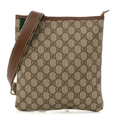 Gucci GG Plus Monogram Signature Web Loop Messenger Brown 1 of 10