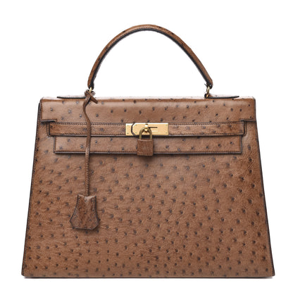 Hermes Ostrich Kelly Sellier 32 1 of 30