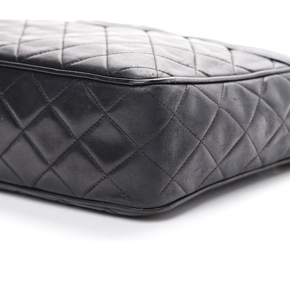 Chanel Lambskin Quilted CC Tassel Camera Case Black 11 of 13