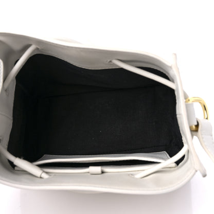 3.1 Phillip Lim Smooth Calfskin Mini Soleil Bucket Bag White 5 of 13