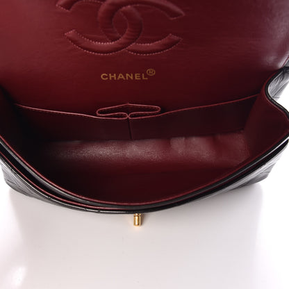 Chanel Lambskin Quilted Medium Double Flap Black 5 of 9