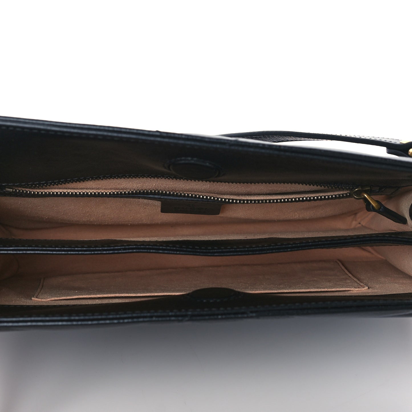Azalea Calfskin Matelasse Heart Medium GG Marmont Slim Shoulder Bag Black