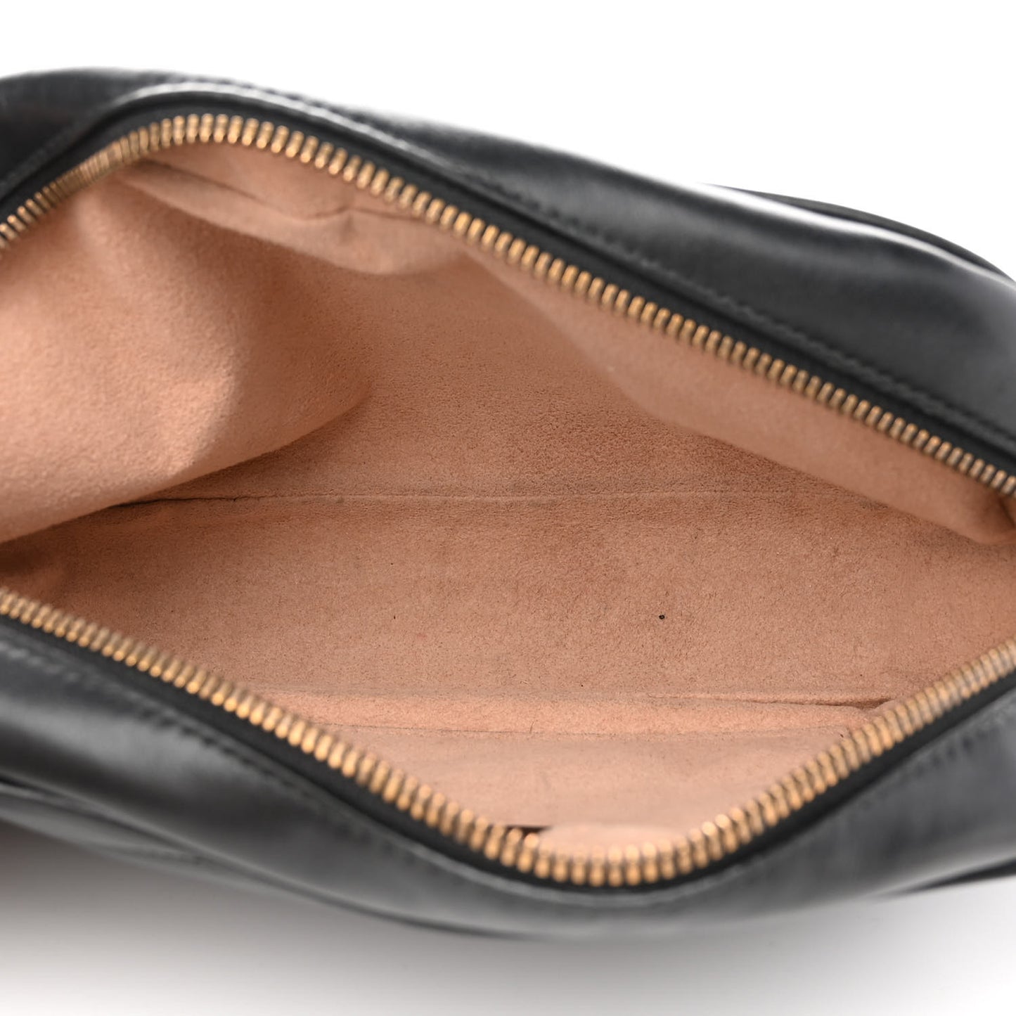 Calfskin Matelasse Small GG Marmont Chain Shoulder Bag Black