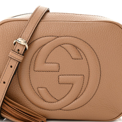 Gucci Pebbled Calfskin Small Soho Disco Bag Camelia 8 of 11