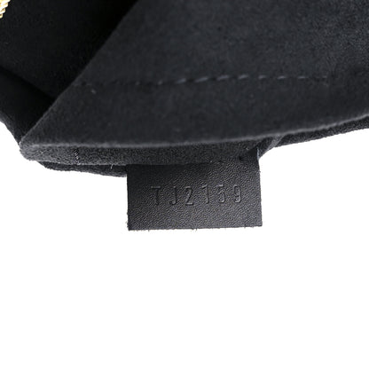 Louis Vuitton Monogram Flower Zipped Tote PM Black 7 of 10