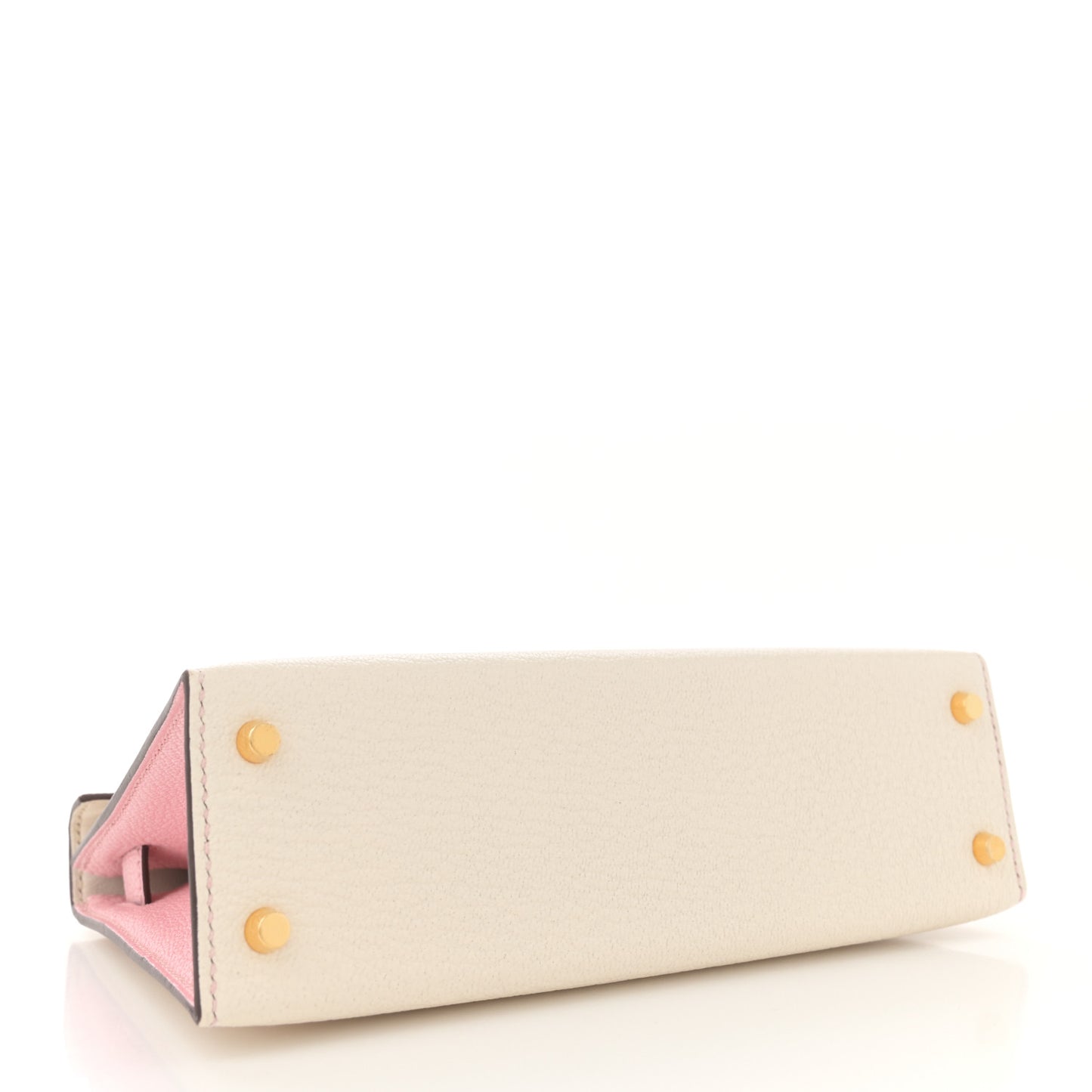 Chevre Mysore Horseshoe Mini Kelly Sellier 20 Nata Rose Sakura