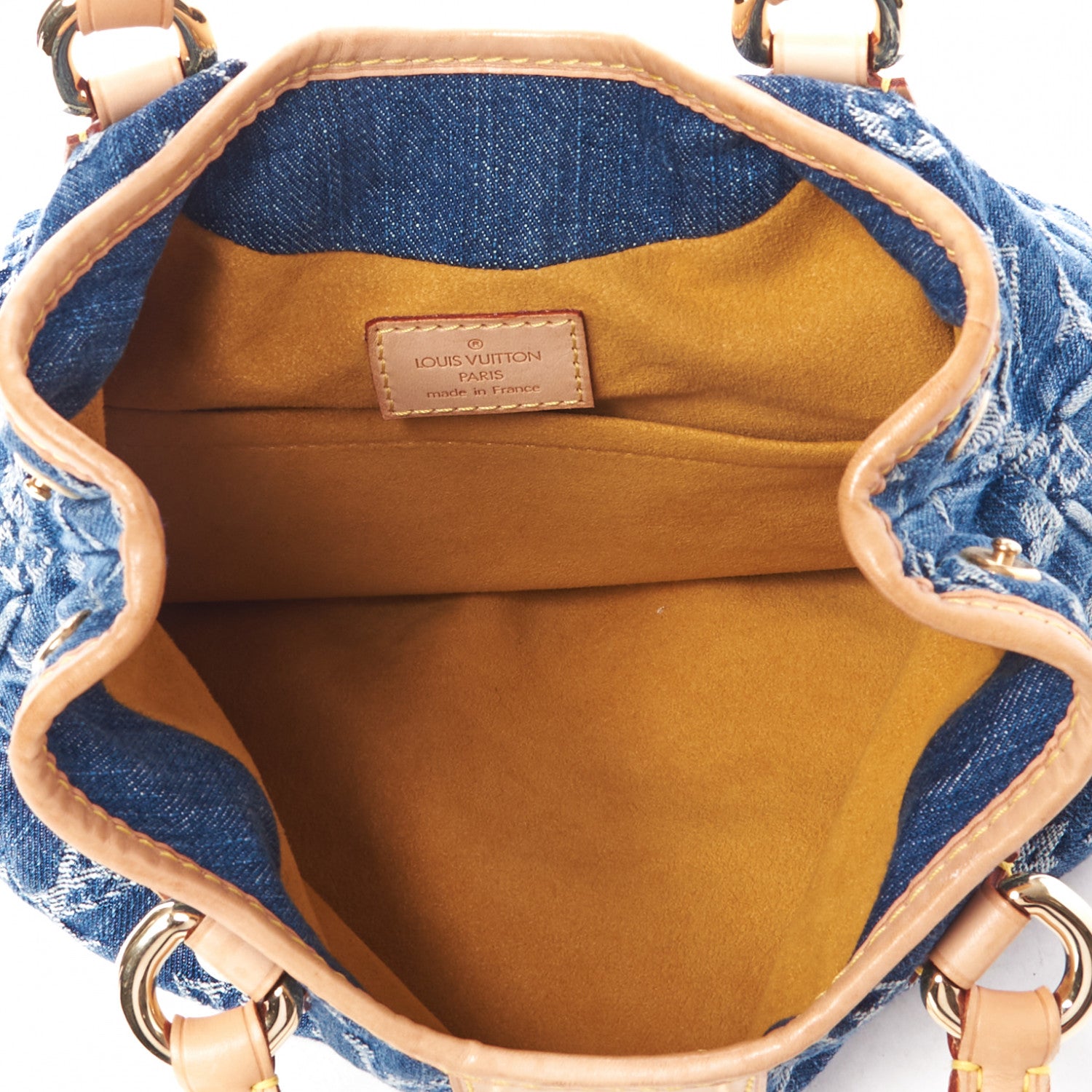 Louis Vuitton Monogram Denim Pleaty Blue 7 of 8