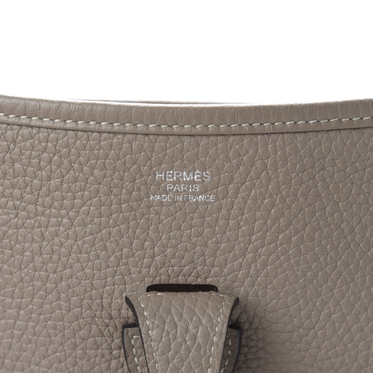 Hermes Taurillon Clemence Evelyne III PM Gris Tourterelle 8 of 11