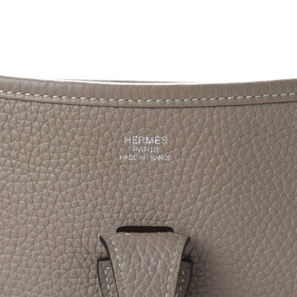 Hermes Taurillon Clemence Evelyne III PM Gris Tourterelle 8 of 11