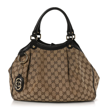 Gucci Monogram Medium Sukey Tote Dark Brown 1 of 9