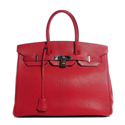 Hermes Chevre de Coromandel Birkin 35 Rouge Vif 1 of 25
