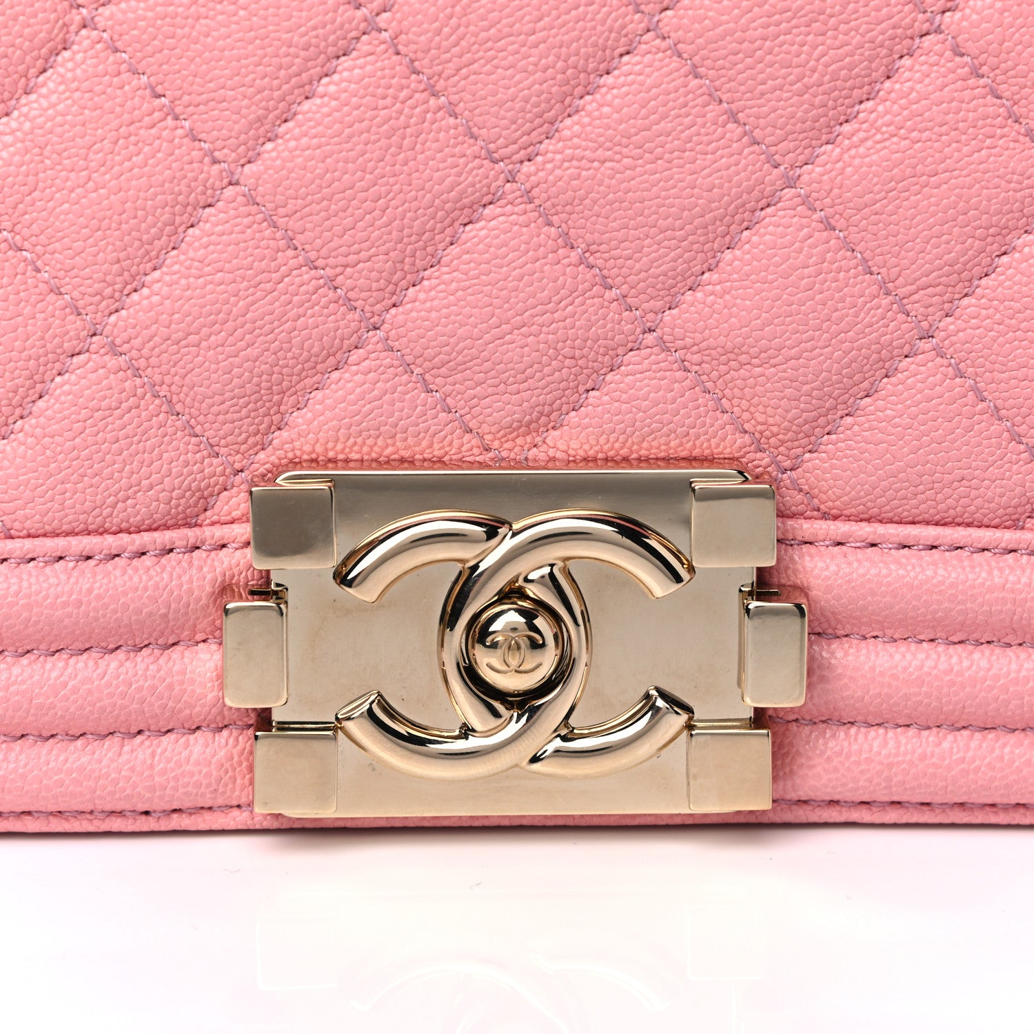 Chanel Caviar Quilted Medium Boy Flap Pink 7 of 18