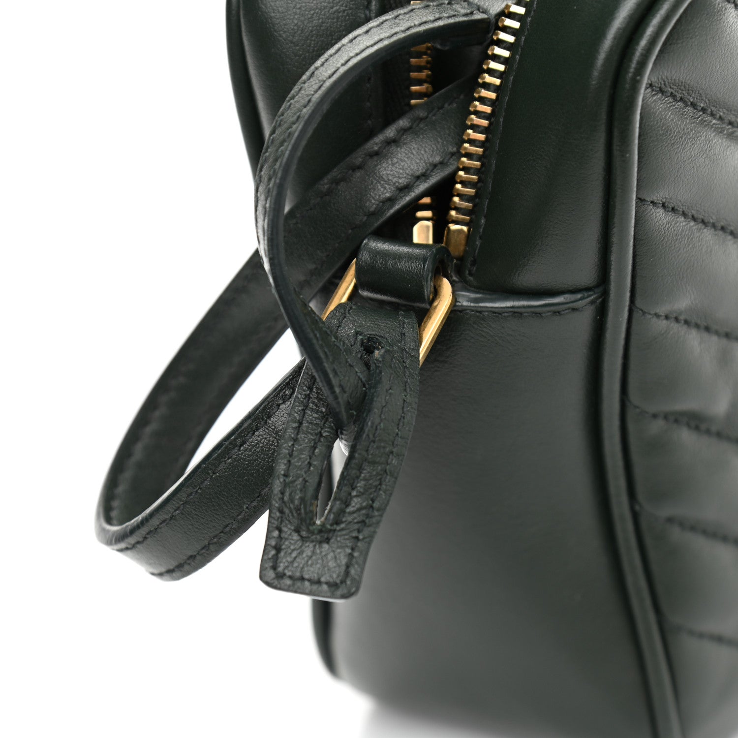 Saint Laurent Calfskin Matelasse Monogram Lou Camera Bag Sea Turquoise 13 of 13