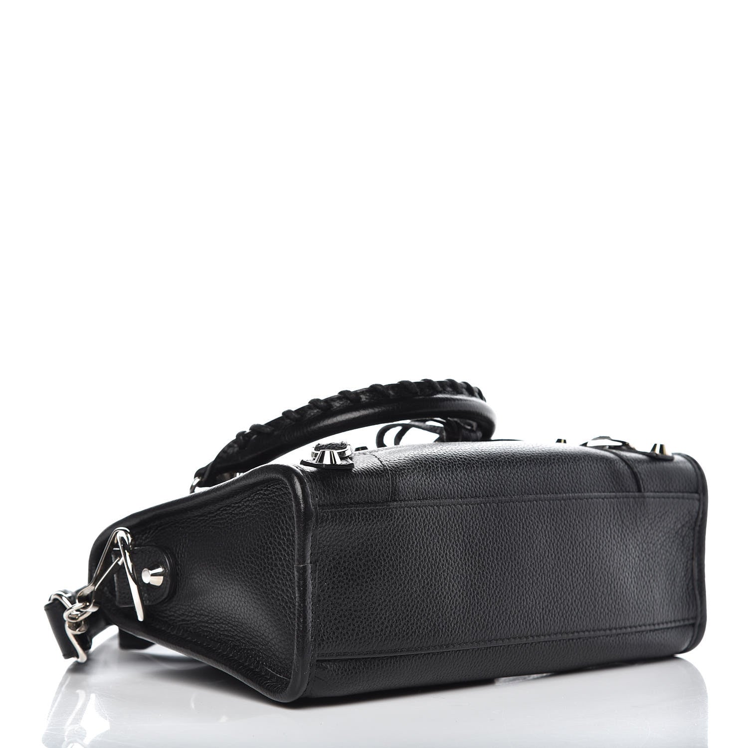 Balenciaga Grained Calfskin Classic Silver Hardware Mini City Black 4 of 6