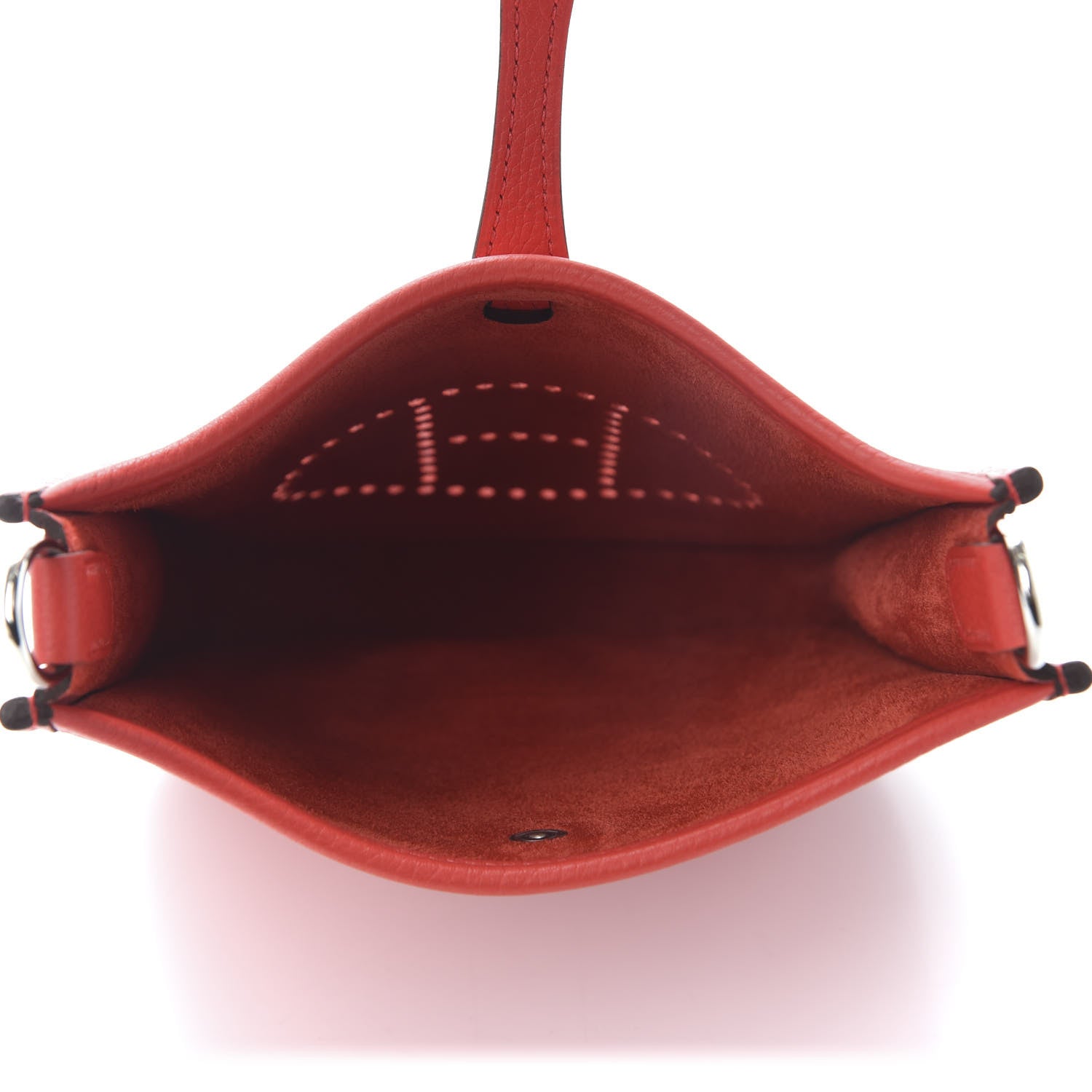 Hermes Taurillon Clemence Evelyne TPM Rouge de Coeur 4 of 9