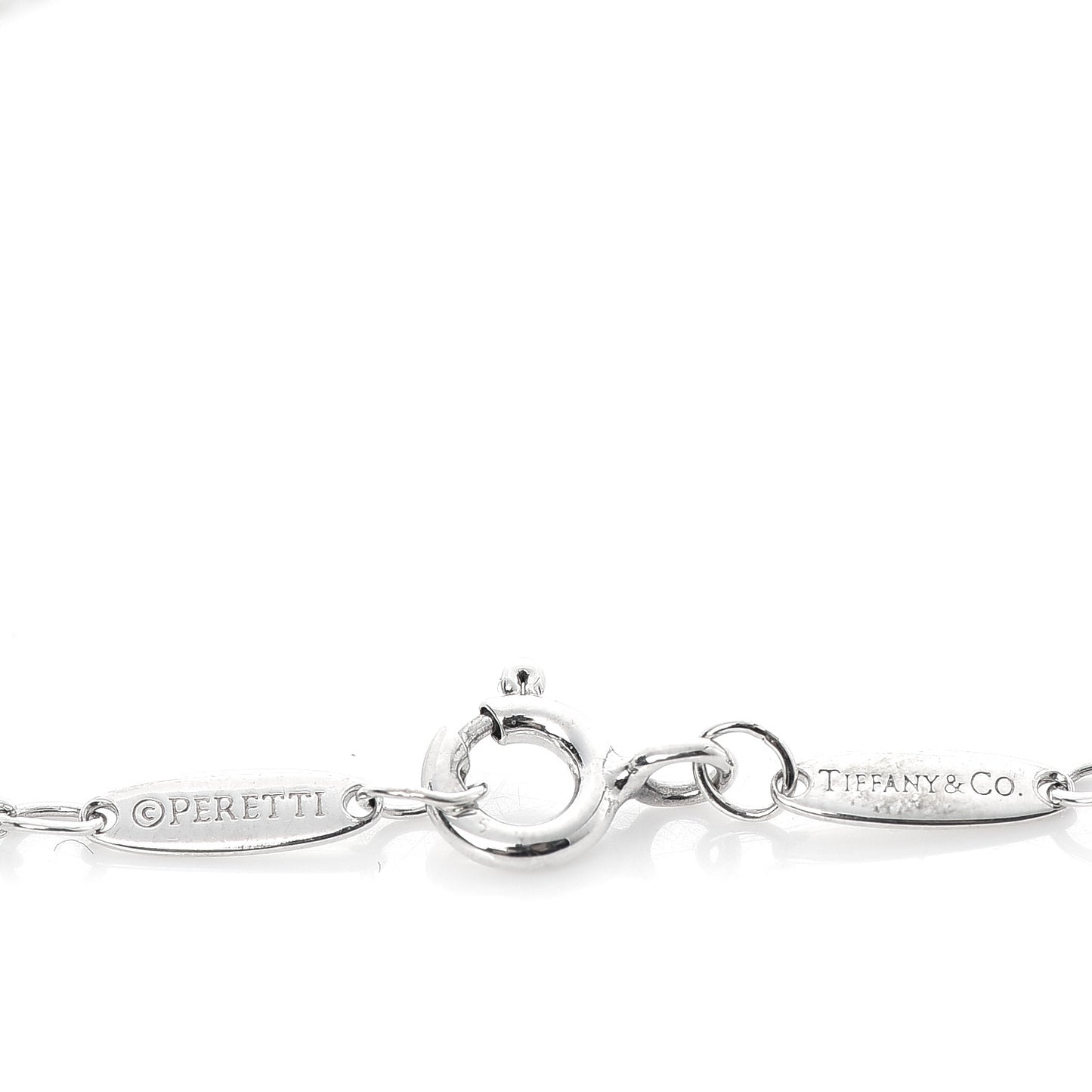 Sterling Silver Diamond .09ct Elsa Peretti Diamonds By The Yard Bracelet