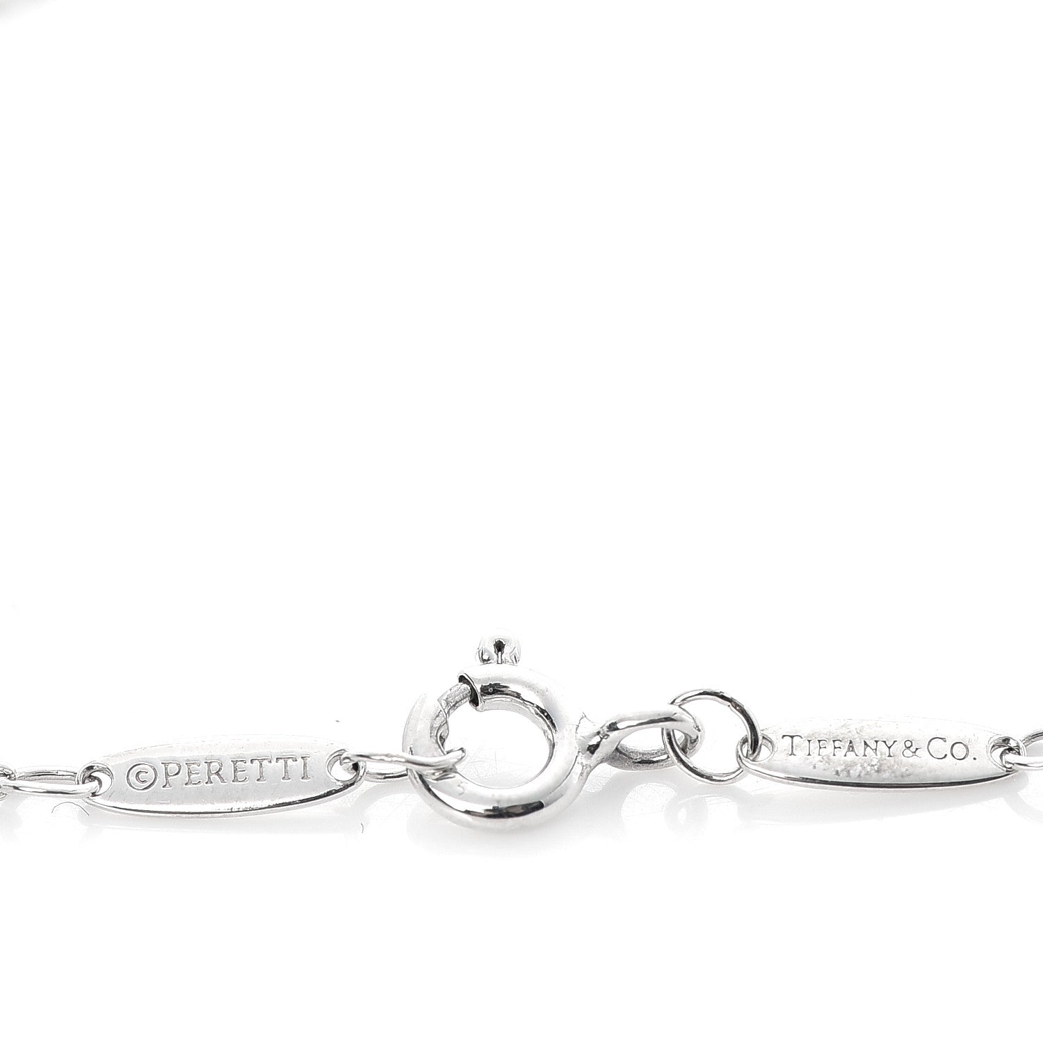 Tiffany Sterling Silver Diamond .09ct Elsa Peretti Diamonds By The Yard Bracelet 4 of 6