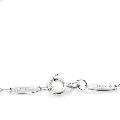 Tiffany Sterling Silver Diamond .09ct Elsa Peretti Diamonds By The Yard Bracelet 4 of 6