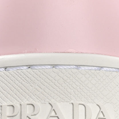 Prada Spazzolato Rois Re-Nylon Triangle Logo Womens Low Top Sneakers 37 White Alabastro 15 of 16