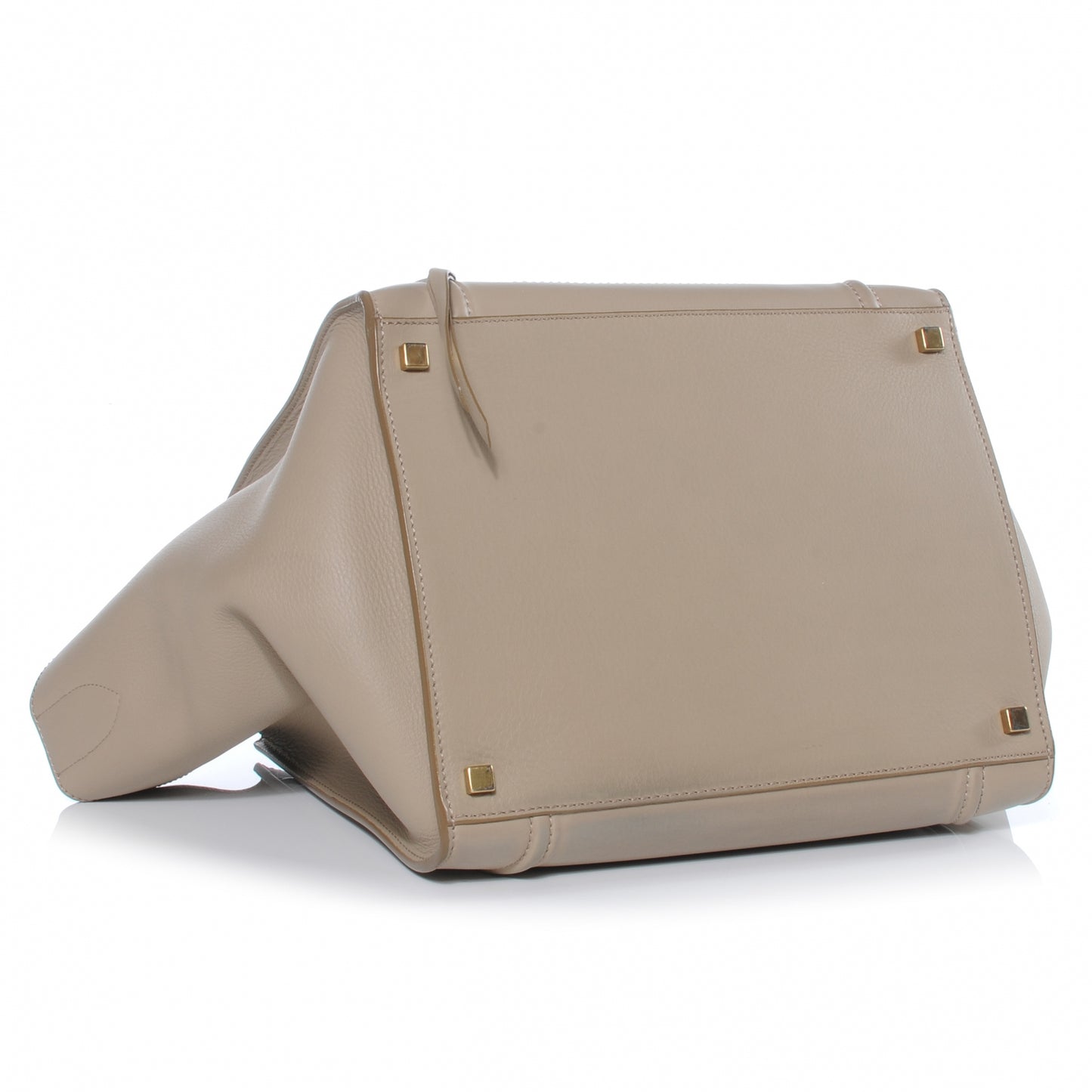 Calfskin Small Phantom Luggage Beige