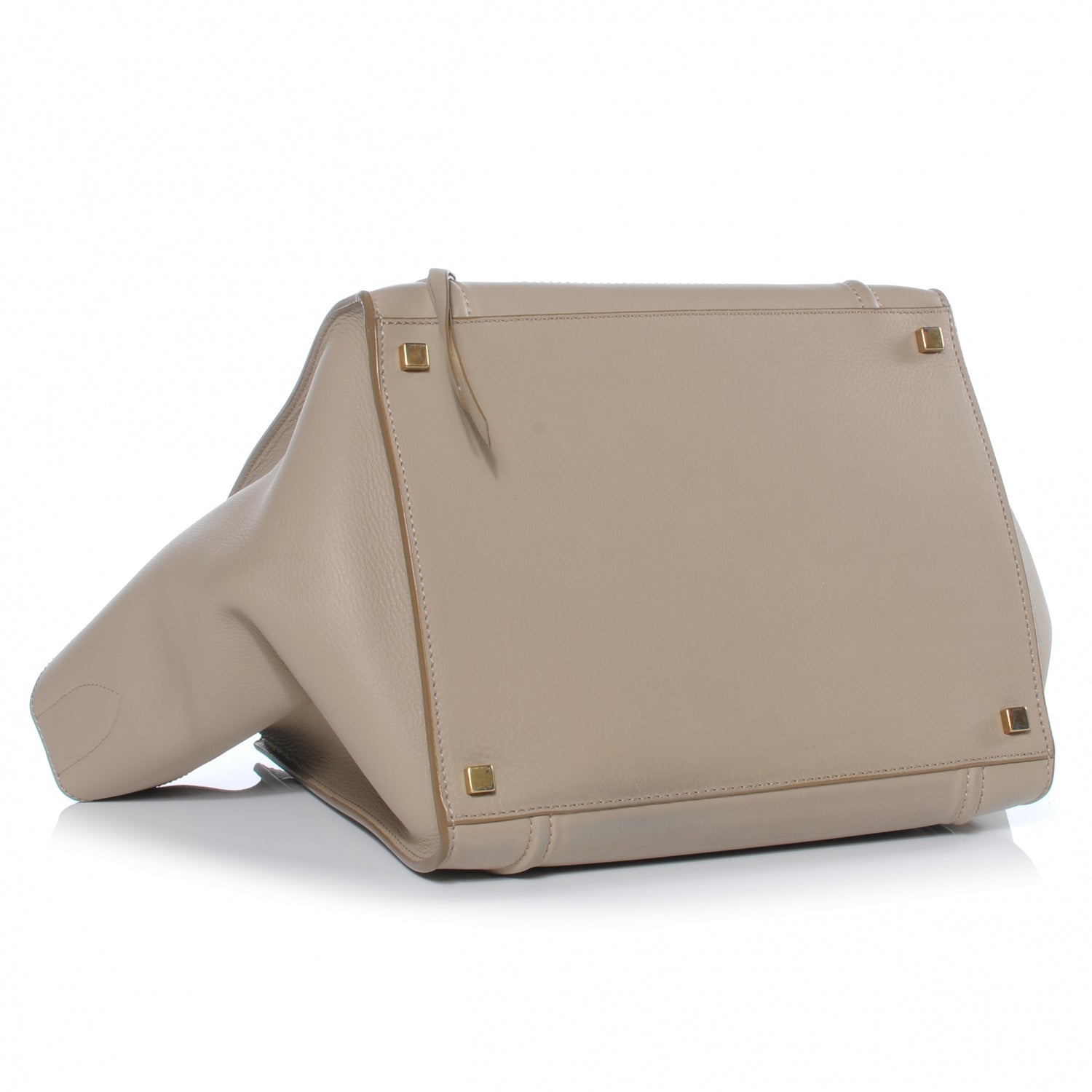 Celine Calfskin Small Phantom Luggage Beige 4 of 8