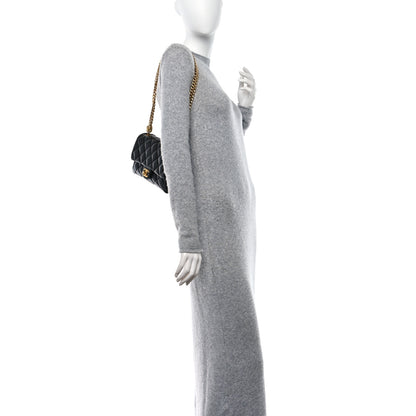 Chanel Lambskin Quilted Small Pillow Crush Flap Black 2 of 11