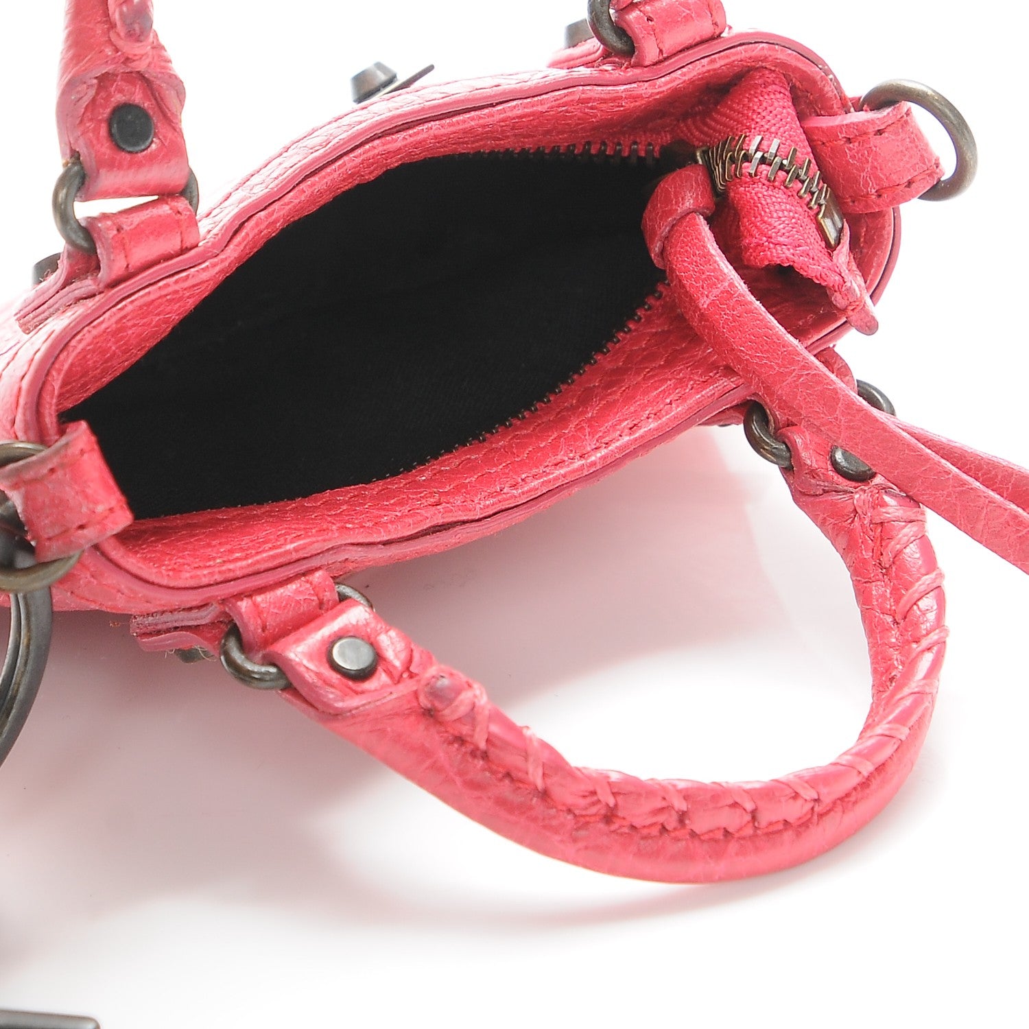 Balenciaga Agneau Mini First Bag Charm Rose Thulian 5 of 9